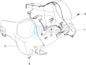 LX 150 4T ie E3 drawing Handlebars coverages