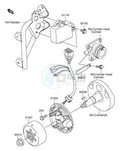 RM100 (E21) drawing GENERATOR