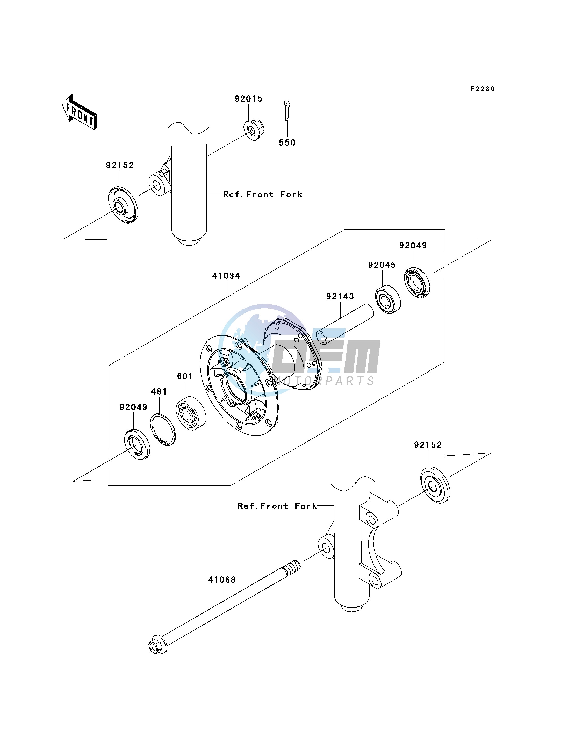 FRONT HUB