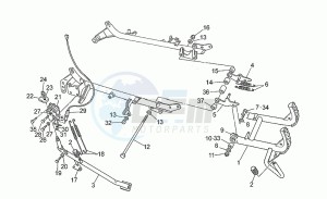 California 1100 drawing Stands