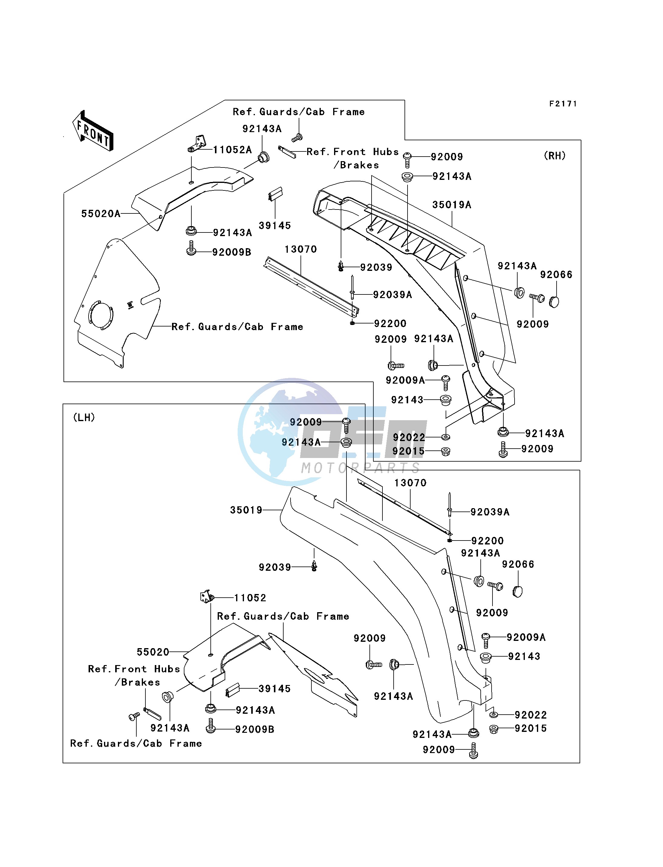 FRONT FENDER-- S- -