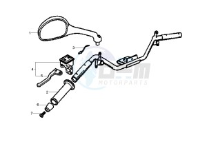 NRG POWER DD 50 drawing Rear master cylinder