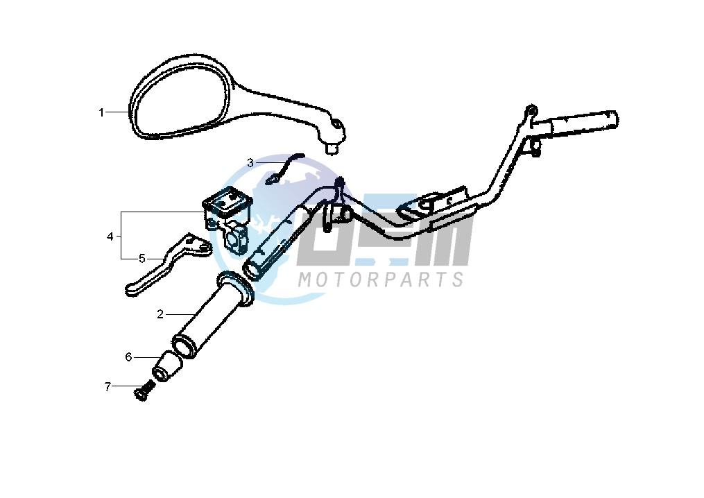 Rear master cylinder