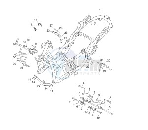 YP R X-MAX 125 drawing FRAME