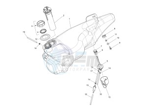 Liberty 125 4t ptt (I) Italy drawing Fuel Tank