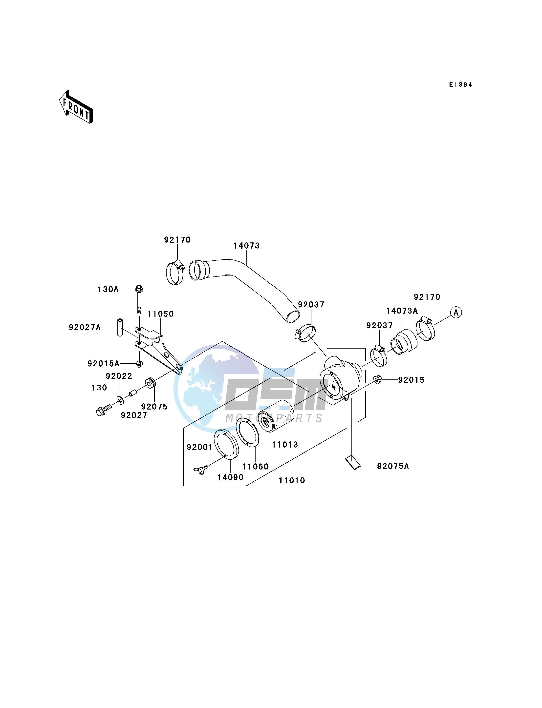 AIR CLEANER-BEL CON