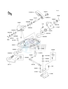 JT 1100 B [1100 STX] (B1-B2) [1100 STX] drawing HANDLE POLE