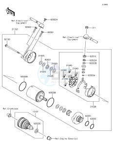 JET SKI ULTRA LX JT1500KHF EU drawing Starter Motor