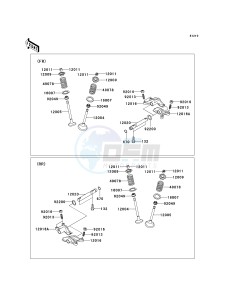 KSV 700 B [KFX700 V FORCE] (B1-B2) [KFX700 V FORCE] drawing VALVE-- S- --- B1- -