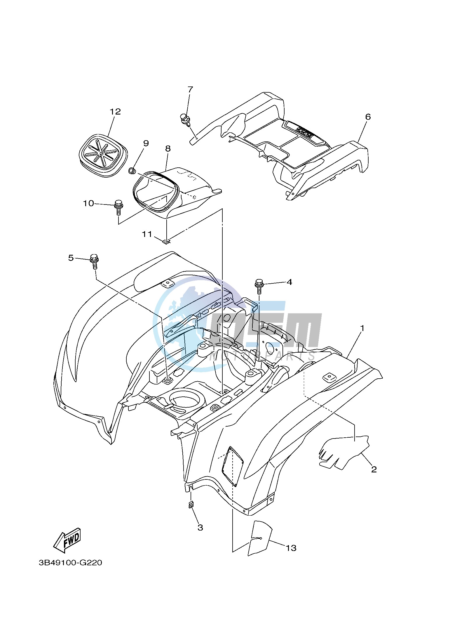 REAR FENDER