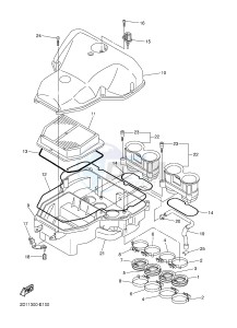 FZ1-S FZ1 FAZER 1000 (2DV6) drawing INTAKE