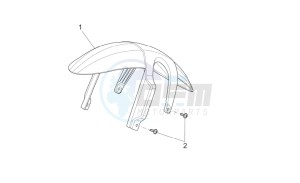 Griso V IE 850 drawing Front mudguard