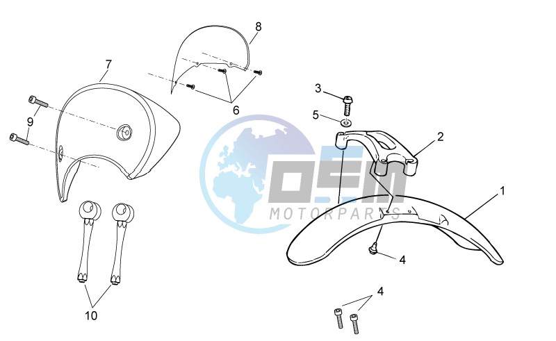 Front body - Front mudguard