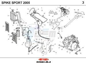 SPIKE-50-SPORT-RED drawing HOSE CONNEXIONS TANKS