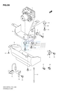 GSX1250FA (E21) drawing HYDRAULIC UNIT