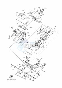 YXZ1000ETS YXZ10YESKS (B5H3) drawing STEERING 2