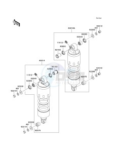 VN 1600A A[VULCAN 1600 CLASSIC] (A1-A3) [VULCAN 1600 CLASSIC] drawing SUSPENSION_SHOCK ABSORBER-- A3- -