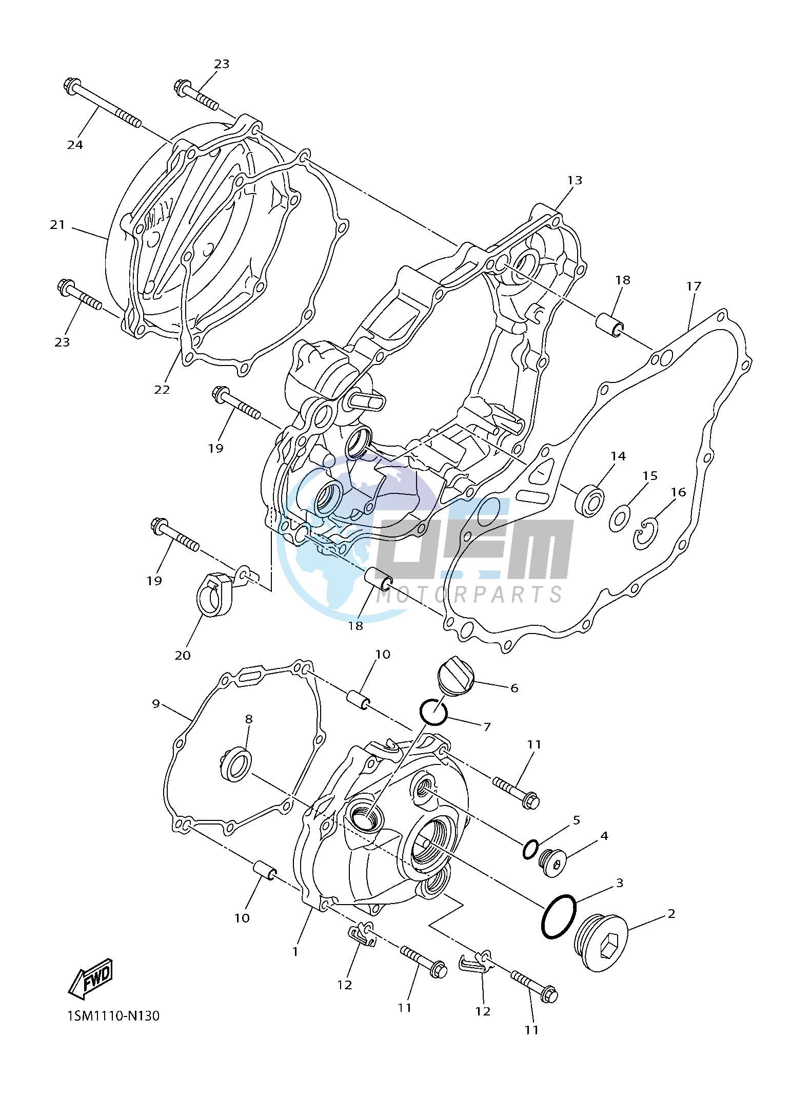 CRANKCASE COVER 1