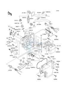 JS 800 A [800 SX-R] (A1-A3) [800 SX-R] drawing IGNITION SYSTEM-- A1- -