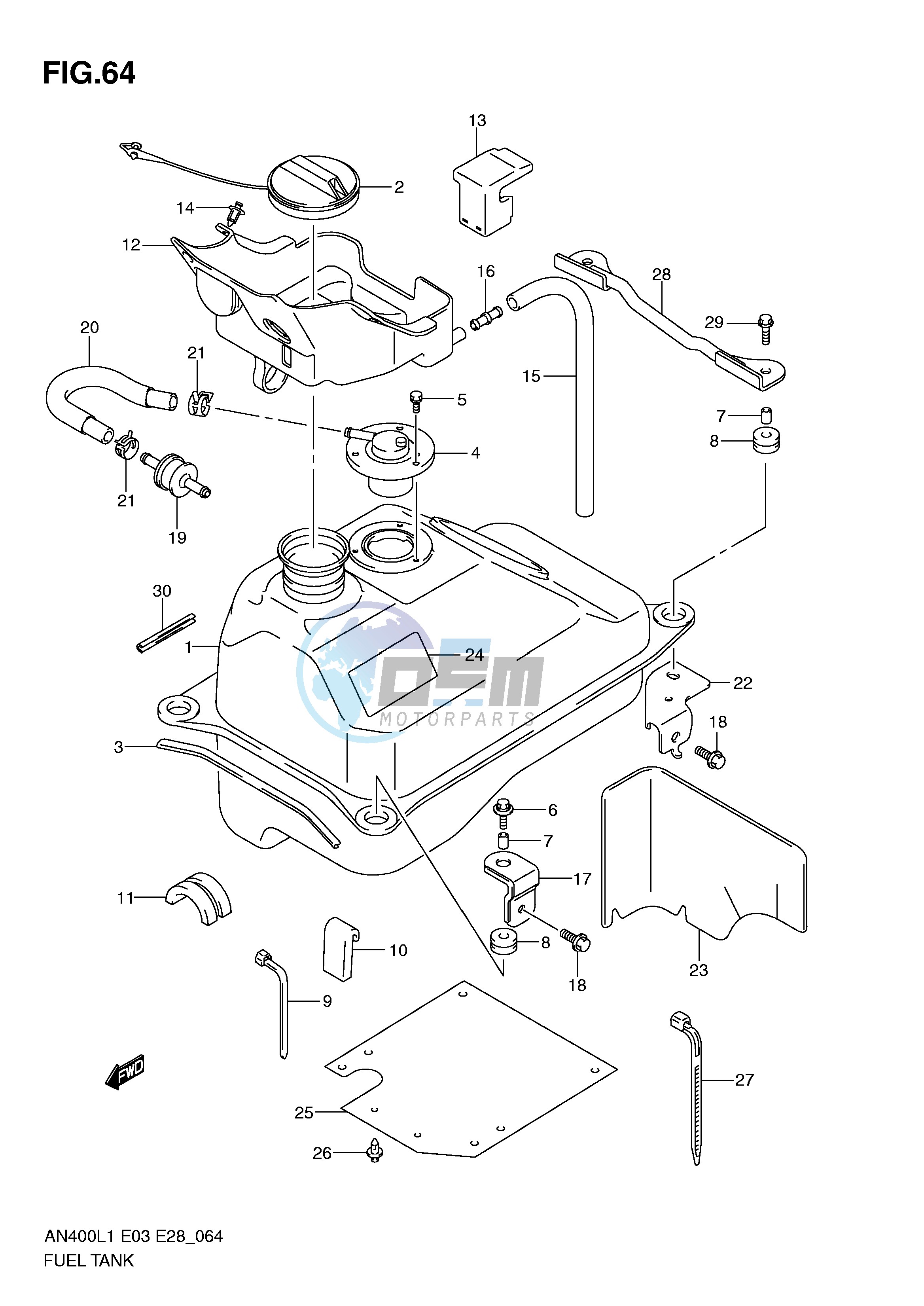 FUEL TANK (AN400L1 E33)