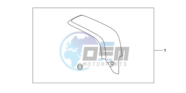 CARBON FIBER EXHAUST GUARD