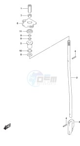 DF 9.9B drawing Shift Rod