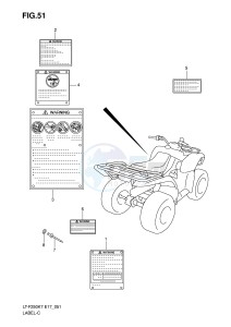 LT-F250 (E17) drawing LABEL