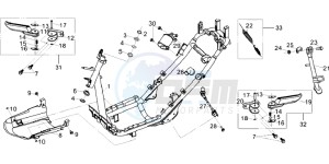 JET SPORT X SR 50 drawing FRAME