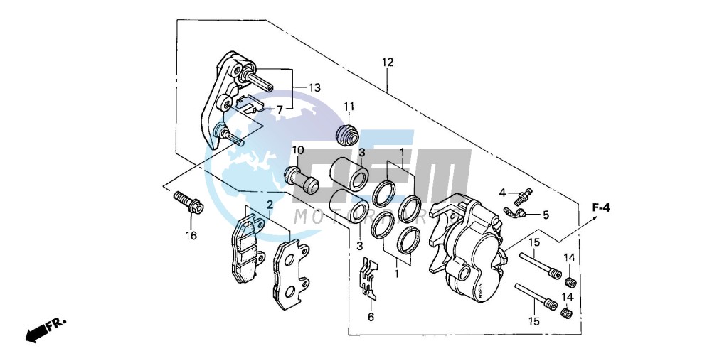 FRONT BRAKE CALIPER