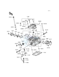 Z250SL_ABS BR250FFS XX (EU ME A(FRICA) drawing Cylinder Head