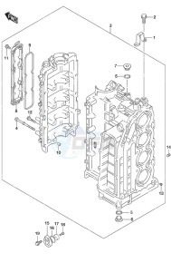 DF 115A drawing Cylinder Block