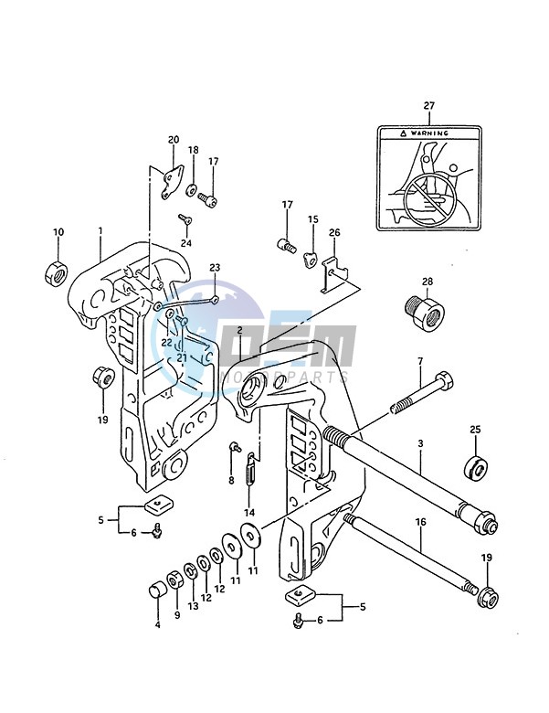 Clamp Bracket (1995 to 2000)