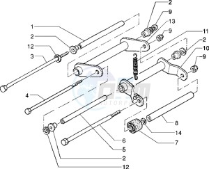 Typhoon 125 XR drawing Swinging arm