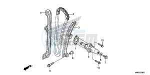 TRX680FAE TRX680 Europe Direct - (ED) drawing CAM CHAIN/TENSIONER