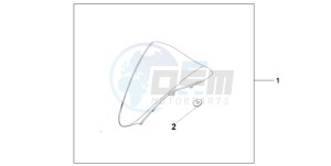 VFR8009 UK - (E / MME) drawing WINDSCREEN