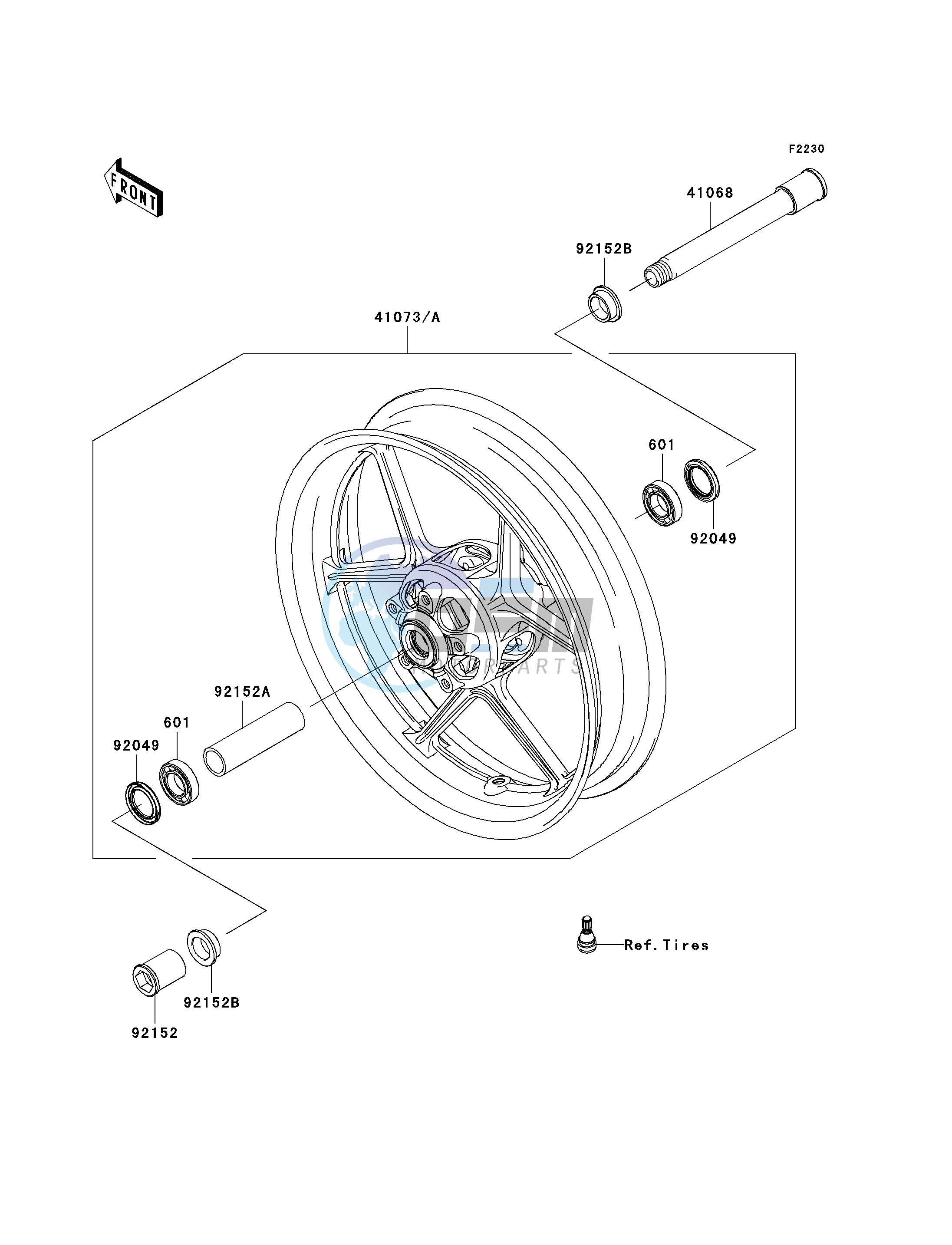 FRONT WHEEL