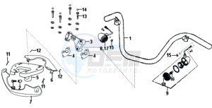 ALLO 50 45 KM/H L6 drawing HEAD LAMPKAP / MIRRORS /  CONTROLS