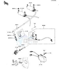 KZ 550 D [GPZ] (D1) [GPZ] drawing IGNITION