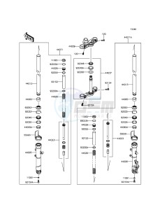 NINJA_250SL_ABS BX250BFS XX (EU ME A(FRICA) drawing Front Fork