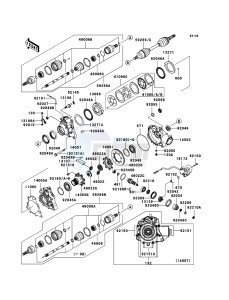 KVF360 4x4 KVF360A7F EU GB drawing Drive Shaft-Front