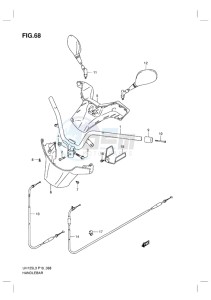 UH125 BURGMAN EU drawing HANDLEBAR