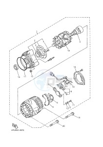 XJR1300C XJR 1300 (2PN1) drawing GENERATOR