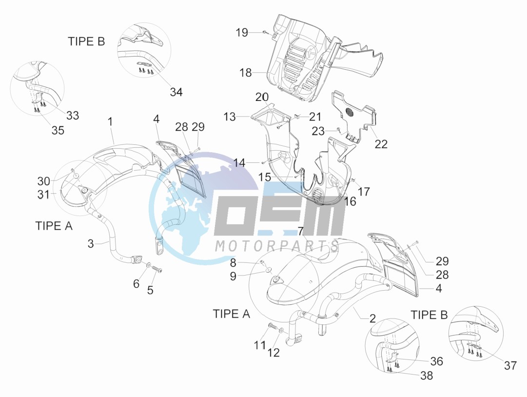 Wheel housing - Mudguard