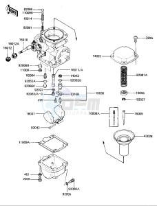 KZ 1000 M [CSR] (M1-M2) [CSR] drawing CARBURETOR PARTS