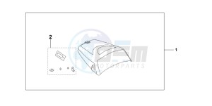 CBF1000S drawing SEAT COWL*NHA48M*