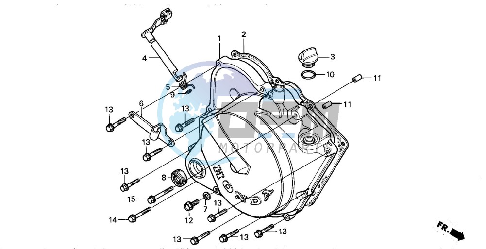 RIGHT CRANKCASE COVER