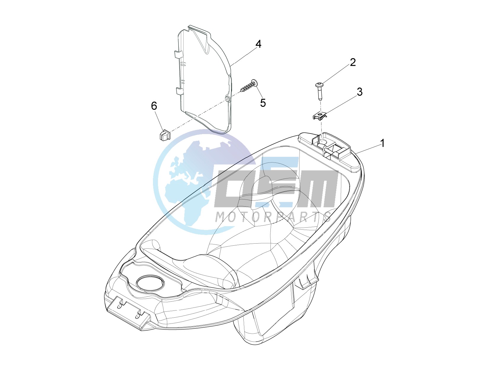 Helmet box - Undersaddle