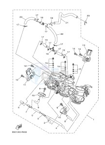 MT-09 TRACER MT09TRA TRACER 900 (2SCL) drawing INTAKE