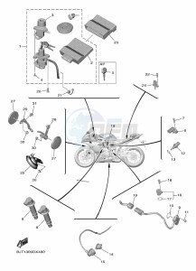 YZF690 YZF-R7 (BEBA) drawing ELECTRICAL 2