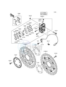 NINJA_ZX-6R_ABS ZX636FFFA FR GB XX (EU ME A(FRICA) drawing Front Brake